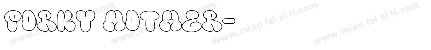 porky mother字体转换